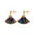 Stud Earrings Origami Paper Crane Ougi Syuriken | Made in Japan, Hypoallergenic dangle earrings, Surgical Stainless Steel / for Women Girl