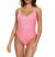 MIAIULIA Women's Retro 80s/90s Inspired High Cut Low Back Padding One Piece Swimwear Bathing Suits