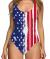 uideazone Women Sexy High Cut One Piece Swimsuit Funny Bathing Suit Monokini Swimwear