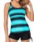 Yonique Womens Tankini Swimsuits Athletic Two Piece Tummy Control Bathing Suits with Shorts Modest Tank Tops