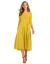 Hotouch Women's 3/4 Sleeve A-line and Flare Midi Long Dress