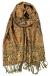 Plum Feathers Tapestry Ethnic Paisley Pattern Pashmina Scarf