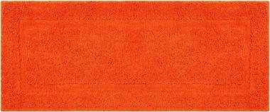 SHACOS Super Soft Bathroom Runner Rug Mat 24"x60" Non Slip Bath Rug Microfiber Absorbent Bath Mat Shower Rug Bathroom Vanity Sink Bathtub Rug Machine Washable (24"x60", Orange)