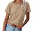 Women Tops Short Sleeve Color Block T-Shirts Tees Raglan Casual Loose Fit Tunic Tops