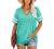 Angerella Summer Tops for Women Casual V Neck T Shirts Short Sleeve Tunic Tops Loose Fit