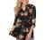 Othyroce Womens Floral Printed Tunic Tops 3/4 Roll Sleeve V Neck Blouses Long Sleeve Shirts for Women