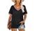 Angerella Summer Tops for Women Casual V Neck T Shirts Short Sleeve Tunic Tops Loose Fit
