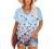 Angerella Summer Tops for Women Casual V Neck T Shirts Short Sleeve Tunic Tops Loose Fit