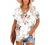 Angerella Summer Tops for Women Casual V Neck T Shirts Short Sleeve Tunic Tops Loose Fit