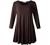 LARACE Women 3/4 Sleeve Tunic Top Loose Fit Flare T-Shirt