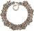 Hitele® Luxury Gold Tone Chain Multi-Color Crystal Collar Choker Statement Bib Necklace jewelery for Women&Girl Gift