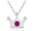 925 Sterling Silver Heart Filigree Tiara Pendant Necklace on 18" Rope Chain