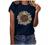 Women Sunflower Graphic Tee Tops Summer Cute T-Shirt Plus Size Loose Short Sleeve Crewneck Casual Tshirts Blouse S-5XL
