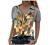 Smooto Tunic Blouse Women's Casual Short Sleeve Sexy V-Neck T-Shirt Zipper Off Shoulder Loose Tops