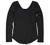 Ann Taylor LOFT Women's Long Sleeve Double-Scoop Neck Tee