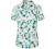 SSLR Womens Hawaiian Shirt Floral Blouses Short Sleeve Button Down Shirts for Women