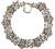 Hitele® Luxury Gold Tone Chain Multi-Color Crystal Collar Choker Statement Bib Necklace jewelery for Women&Girl Gift