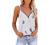 Womens Fashion 2022 Summer Tops Dressy Plunge V Neck Zip Up Spaghetti Strap Tank Top Sleeveless Camisole Shirts Blouse