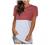Summer T-Shirt for Women Striped Leopard Print Short Sleeve Tops Casual Color Block T Shirt Crewneck Tunic Tee Blouse