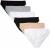 Amazon Essentials Women's Plus Size Hi-Cut Cotton Stretch Bikini Brief Underwear, Pack of 6