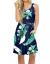 AUSELILY Women's Sleeveless Pleated Tank Empire Waist Casual Dress with Pockets Knee Length