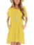 Minclouse Women's Short Sleeve Flowy Swing T Shirt Dress Baby Doll Cute Casual Pockets Dresses