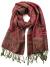 Plum Feathers Tapestry Ethnic Paisley Pattern Pashmina Scarf