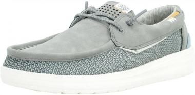 Hey Dude Welsh Grip Shoes - Steel Grey