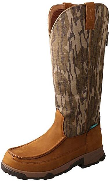 Twisted X Men's 17" Viperguard Snake Boots - Slip-Resistant and Waterproof Knee-High Hunting Boots