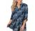 Othyroce Womens Floral Printed Tunic Tops 3/4 Roll Sleeve V Neck Blouses Long Sleeve Shirts for Women