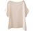 Soojun Women's Cotton Linen Round Collar Boxy Top Patchwork Blouses