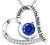 I Love You to the Moon and Back Necklace 925 Sterling Silver July Birthstone Ruby Necklace for Wife Mom Birthday Gifts Heart Pendant Jewelry for Women