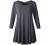 LARACE Women 3/4 Sleeve Tunic Top Loose Fit Flare T-Shirt