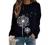 Womens Tops Long Sleeve Crewneck Inspirational Letter Print Tshirt Pullover Cute Graphic Tee Shirt Holiday Sweatshirts
