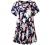 MONNURO Womens Plus Size Short Sleeve V Neck Button Basic Tunic Tops Summer Swing Shirts Blouses for Leggings