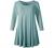 LARACE Women 3/4 Sleeve Tunic Top Loose Fit Flare T-Shirt
