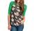 CEASIKERY Women's Blouse Short Sleeve Floral Print T-Shirt Comfy Casual Tops for Women 010