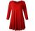 LARACE Women 3/4 Sleeve Tunic Top Loose Fit Flare T-Shirt