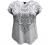 LEEBE Women and Plus Size Dolman Short Sleeve Print Top (Small-5X)