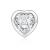 Heart Initial Stud Earrings for Girls, 925 Sterling Silver Studs Hypoallergenic Earrings CZ Heart Initial Earrings 14K Gold Plated Earrings for Teen Girls Jewelry for Kids Earrings for Little Girls