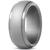 8mm Matte Brushed Step Edge Silicone Wedding Band Ring