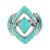 Turquoise Ring in Sterling Silver 925 & Genuine Turquoise (Choose Color)