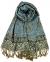 Plum Feathers Tapestry Ethnic Paisley Pattern Pashmina Scarf