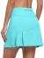 CHICHO Tennis Skort Skirt for Womens Athletic Golf Pleated Skort with 3 Pockets Girls 15" High Waist Skorts for Workout