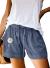CILKOO Womens Comfy Drawstring Casual Elastic Waist Pocketed Shorts(S-3XL)