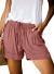 Womens Comfy Drawstring Casual Elastic Waist Pocketed Loose Fit Shorts (S-3XL)