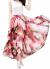 Afibi Women Full/Ankle Length Blending Maxi Chiffon Long Skirt Beach Skirt