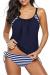 Zando Swimsuits for Women Two Piece Bathing Suits Sporty Tankini Top with Panty Swimsuit Bathing Suit Swimwear for Women