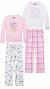 Eddie Bauer Youth Girl's 4 Piece PJ Sleep Set