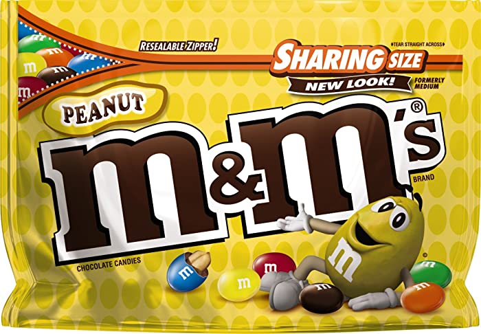 M&M'S Peanut Chocolate Candy Sharing Size 10.7-Ounce Bag